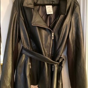 Ivanka Trump Faux Leather Jacket